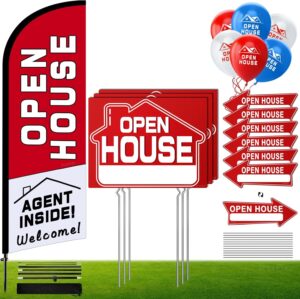 Open House Signs Kit (45 Pcs), 1 Pack Open House Flag